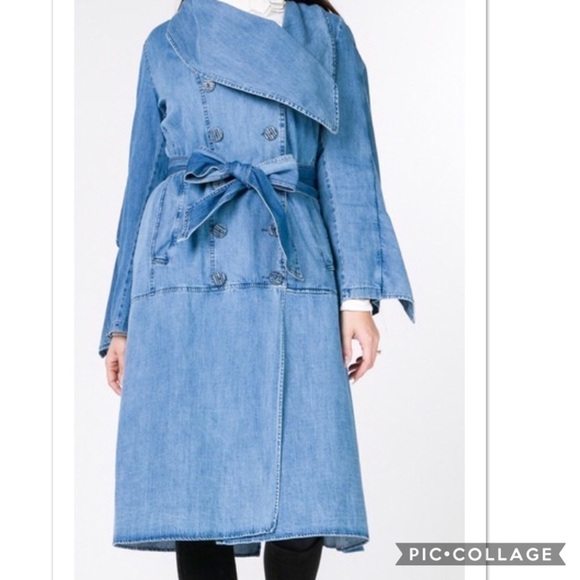SALE!! HP!!! Denim Midi Coat - Picture 2 of 8